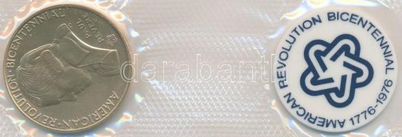 Amerikai Egyesült Államok 1975. "Paul Revere" aranyozott emlékérem érmés bélyeges borítéko...