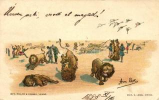 1898 RP signed Philipp &amp; Kramer art postcard Edit. S. Lebel (EB)