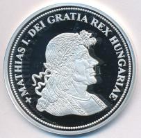 DN "Királyi koronák / 1909. 5K - I. Mátyás" Ag emlékérem tanúsítvánnyal (20g/0.999/38,61mm...