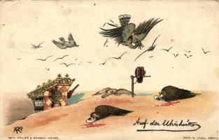 1898 RP signed Philipp &amp; Kramer art postcard Edit. S. Lebel
