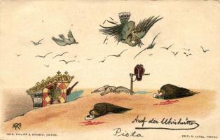 1899 RP signed Philipp & Kramer art postcard Edit. S. Lebel (EK)