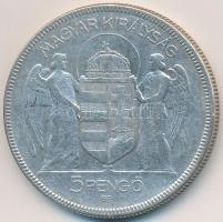 1930. 5P Ag "Horthy jobbra" T:3
Adamo P8