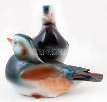 Hollóházi nagy récék, kézzel festett, jelzett, hibátlan, cca 21x30cm