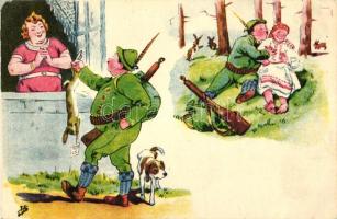 Hunter, romantic humour