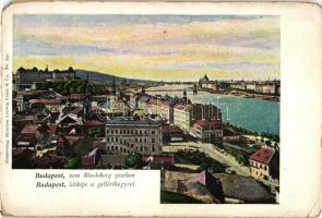 Budapest, Látkép a Gellérthegyről (EM)