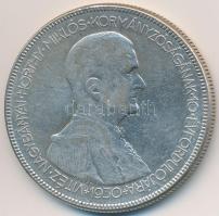1930. 5P Ag "Horthy jobbra" T:3 Adamo P8