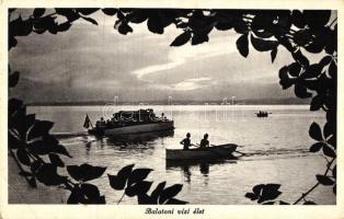 Balaton, vízi élet, motorcsónak, csónak (EB)