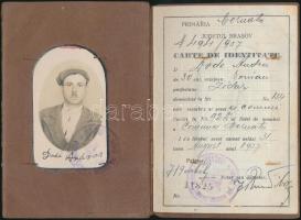 1937 Román fényképes személyi igazolvány / 1937 Romanian ID