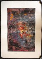 Olvashatatlan jelzéssel: Arcok I-V., vegyes technika, papír, különböző méretben, összesen 5 db