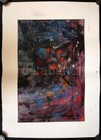 Olvashatatlan jelzéssel: Arcok I-V., vegyes technika, papír, különböző méretben, összesen 5 db