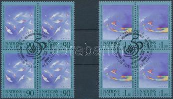 Human Rights set blocks of 4, Emberi Jogok sor négyestömbökben