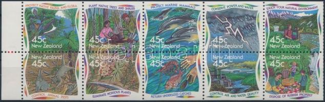 Természetvédelem bélyegfüzetlap, Nature conservation stamp booklet sheet