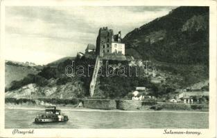 Visegrád, Salamon tornya, gőzhajó (EK)