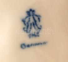 Germany porcelán foxi, jelzett, hibátlan, kézzel festett,15x6cm