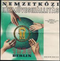 1938 Berlin, Nemzetközi Kézműves Kiállítás, melléklet az Ipartestületek Lapja 1938. április 16-iki számához