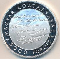 2011. 5000Ft Ag "Tóth Árpád" T:PP felületi karc, ujjlenyomat