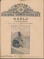 1942 Budafok-Kelenvölgy, Magyar Ifjúsági Vöröskereszt Napló a csoportok számára, írta és összeállította: Sebestyén Erzsébet, benne Tudósító a Magyar Ifjúsági Vöröskereszt Csoportvezetői számára(jegyzőkönyv)