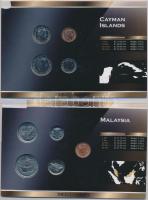 12db klf papírtokos forgalmi szett klf országokból (közte Omán, Oroszország, Guyana) "Leuchttur...