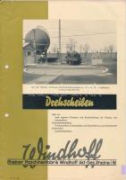 cca 1920-1930 A "Windhoff Rheiner Maschinenfabrik", német vasúti szerelvényeket és alkatrészeket gyártó vállalat német nyelvű prospektusa / cca 1920-1930 "Windhoff Rheiner Maschinenfabrik" catalogue