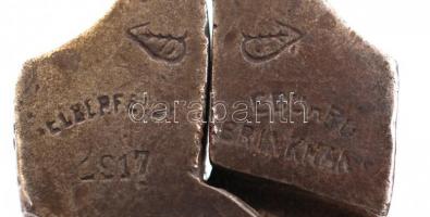 2 db antik cipész szerszámok,  jelzettek (Eduard Brinkman), fém, h:19 és 24 cm