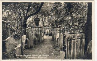 Prag jüdischer Friedhof foto AK