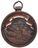 Szíria 1985. "Katonai Zseton" Br medál füllel (30mm) T:2-
Syria 1985. "Military Token...