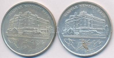 1993. 200Ft Ag "MNB" (2x) T:2,2-