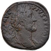 Római Birodalom / Róma / Antoninus Pius 156-157. Sestertius Br (28,44g) T:3 Roman Empire / Rome / Antoninus Pius 156-157. Sestertius Br "[ANTONINVS] AVG PIVS P P IMP II / T R [POT XX] COS IIII - SC" (28,44g) C:F RIC III 967.