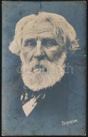 Szergejevics Turgenyev (1818-1883) orosz író fotólapja, 14x9 cm