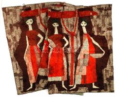 Dekoratív retró falvédő, 74,5×170 cm