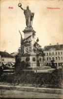 Arad, Vértanú szobor, Schwarz Testvérek és Weigl Adolf és Társa üzlete / statue, shops