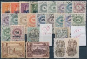 26 db régi okmánybélyeg