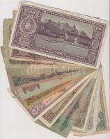 15db vegyes magyar korona, pengő bankjegy T:vegyes