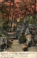 Budapest XIII. Margitsziget, zárda romjai, Ganz Antal 102.