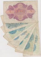 Ausztria / Szövetséges megszállás 1944. 1Sch (5x) + 2Sch + 5Sch T:III,III-
Austria / Allied occupati...