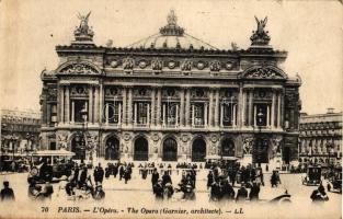 Paris, Opera, autobus, automobile