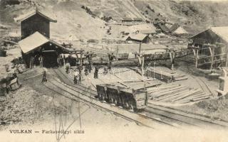 1904 Vulkán, Farkasvölgyi sikló; Herz Arnold és Grausam Károly kiadása / mine funicular (Rb)