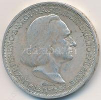 1936. 2P Ag "Liszt Ferenc" T:2 kis patina