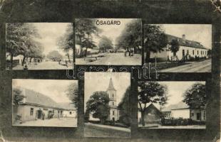 Ősagárd, Templom, szövetkezeti üzlet, utcarészletek (b)