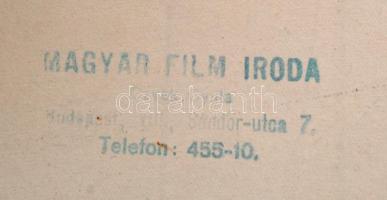 cca 1930 Magyar Film Iroda: Jégvitorlások, Balatonfüred, jelzett,az egyik sarok törött, 12x17cm