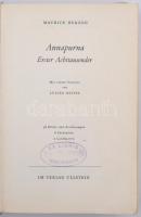 Herzog, Maurice: Annapurna. Erster Achttausender. Wien, 1952, Ullstein. Számos képmelléklettel, 2 db...
