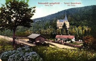 Savanyúkút, Sauerbrunn; Hartig villa / villa (EK)