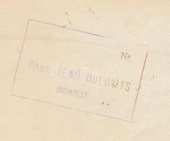 cca 1938 Dulovits Jenő (1903-1972): Gellért Fürdő és Szálló, pecséttel jelzett fotó, 9x12 cm