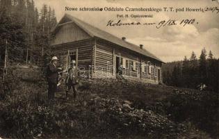 Hoverla, Feketebérc, Új menedékház (Nowe schronisko Oddzialu Czarnohorskiego T.T.) / rest house (EK)