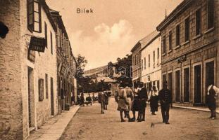 Bilek, street, shops