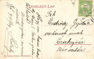 Gyulafehérvár, Karlsburg; Lousenau szobor, kiadja Schäser Ferenc / Lousenan Monument