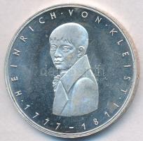 NSZK 1977G 5M Ag "Heinrich von Kleist" T:PP ujjlenyomat
FRG 1977G 5 Mark "Birth of He...