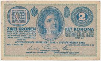 1914. 2K szerb felülbélyegzéssel T:III