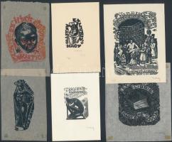 Nagy Arisztid (1924-1974), Nagy Árpád (1894-1959): fa és linómetszet összesen 6 db, jelzettek