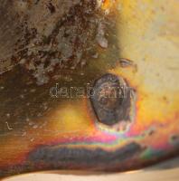 Ezüst (Ag.) tálca, jelzett, mesterjeggyel, nettó:129 g, 24×15 cm